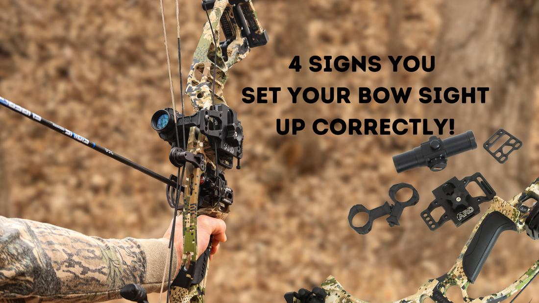 4 signs you set your bow sight up correctly! Archery Bow Sight Set Up.