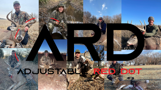 ARD image showing all 8 hunters on the team with there bucks from Kansas!